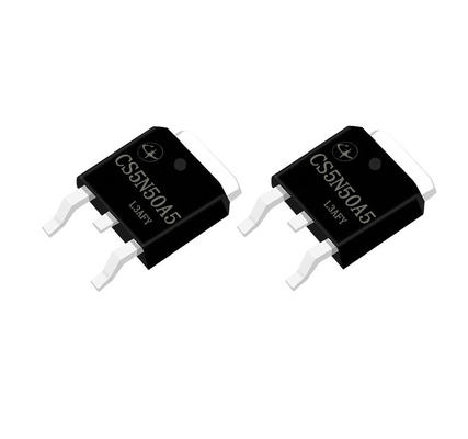 TO-252 Montador de superfície Semicondutor de alta potência 5A 500V 1.33Ω Para secador de cabelo