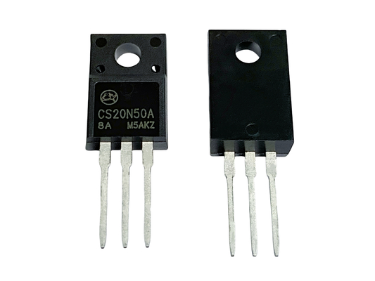 20A500V MOSFET de alta tensão tipo N CS20N50A8 TO-220F Para fontes de alimentação
