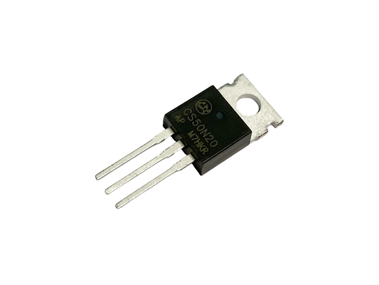 50200V CS50N20AP MOSFET Alta tensão de ruptura Circuito de comutação de baixa potência Ciss para aplicações de adaptadores e carregadores