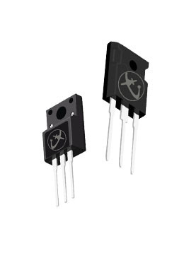 Transistor de alta tensão tipo N TO-220F com baixa capacidade de junção