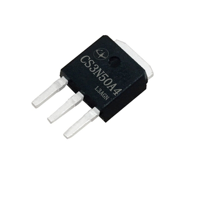 3A 500V 2.85Ω TO-251 MOSFET de alta potência Industrial Multiscene N-Channel Mos