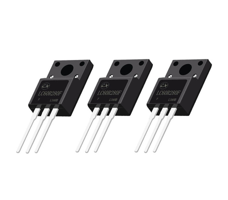 TO-220F Transistores de efeito de campo de óxido metálico semicondutores 15A 600V 274mΩ