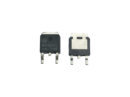 10A60V MBR1060CS TO-252 Diodos de barreira Schottky para conetores DC-DC