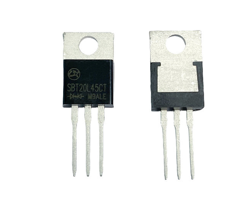 20A45V SBT20L45CT Diodos Schottky de baixa frequência para fontes de alimentação de modo comutado em miniatura