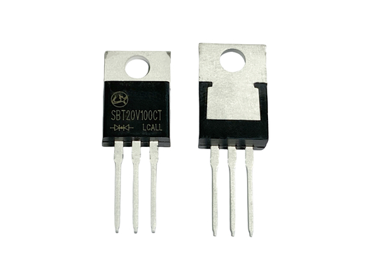 20A100V SBT20V100CT Velocidade de comutação rápida Baixo VF Schottky TO-220AB
