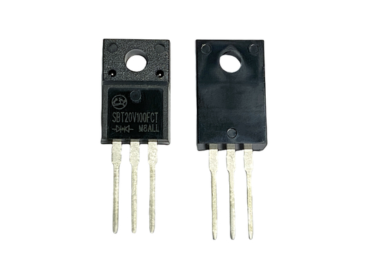 20A100V SBT20V100FCT TO-220F Diodos Schottky de baixa frequência para motores
