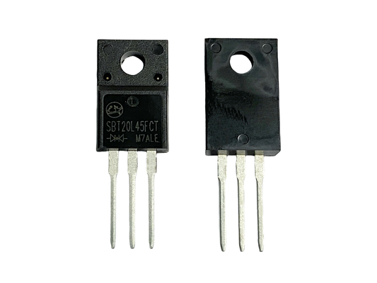 20A45V SBT20L45FCT TO-220F Diodos Schottky de baixa frequência para retificadores e adaptadores