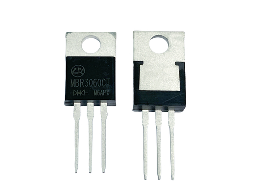 30A60V MBR3060CT Diodos Schottky de baixa frequência para eletrônica automotiva