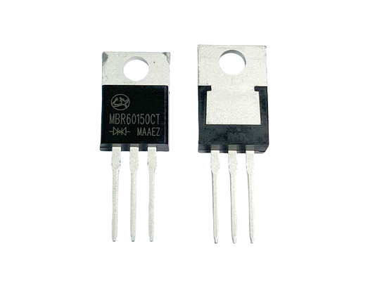Diodos de barreira de Schottky com velocidade de comutação rápida MBR60150CT