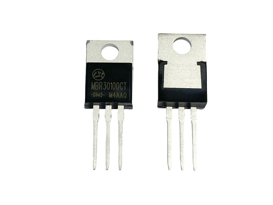 30A100V MBR30100CT Diodos Schottky de baixa frequência VF com alta corrente de saturação inversa