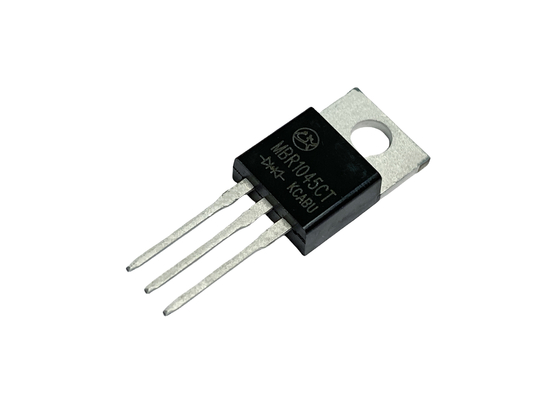10A45V MBR1045CT Diodos de barreira Schottky de baixa tensão VF para adaptadores