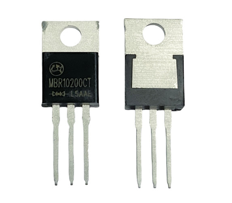 10A200V MBR10200CT Diodos Schottky Velocidade de comutação rápida TO-220AB