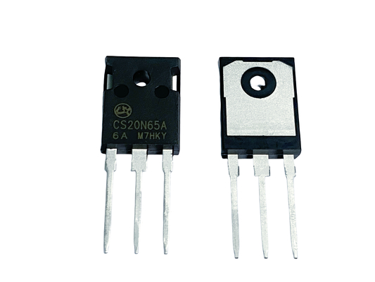 20A650V CS20N65A6 N Canal MOSFET de alta tensão 100% Avalanche testado