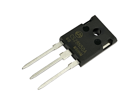 28A500V CS28N50A6 MOSFET de alta tensão de ruptura para fonte de alimentação do modo de comutação