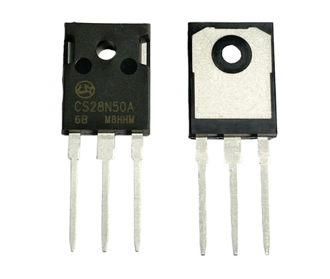 28A500V CS28N50A6 MOSFET de alta tensão de ruptura para fonte de alimentação do modo de comutação