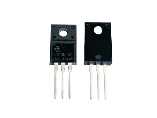 10A600V CS10N60A2 TO-220F Controle de motor de baixa resistência de alta tensão Mosfet para industrial