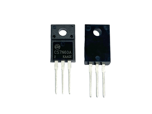 7A600V Alta tensão de ruptura Mosfet CS7N60A2 a 220F com baixo Ciss