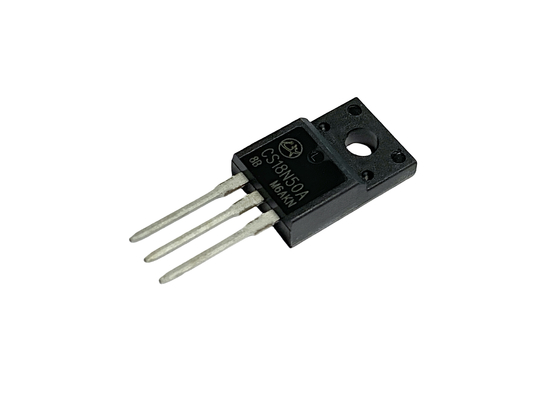 18A500V CS18N50A8 TO-220F Mosfet de alta tensão de estrutura espessa para alimentação ininterrupta