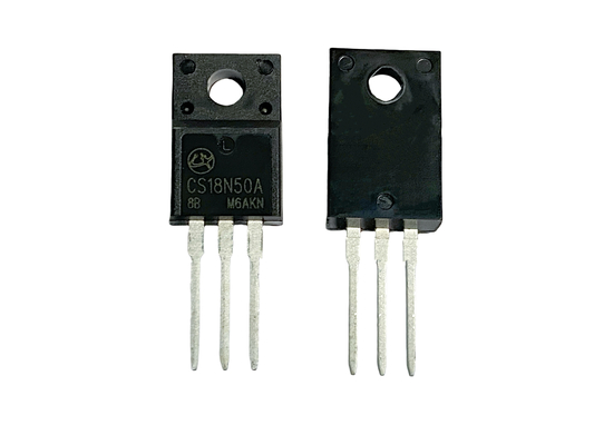 18A500V CS18N50A8 TO-220F Mosfet de alta tensão de estrutura espessa para alimentação ininterrupta