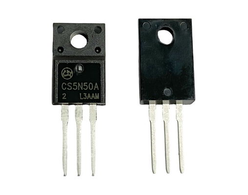 5A500V CS5N50A2 MOSFET de alta tensão 100% Avalanche Tested N Channel para aplicações de alta tensão