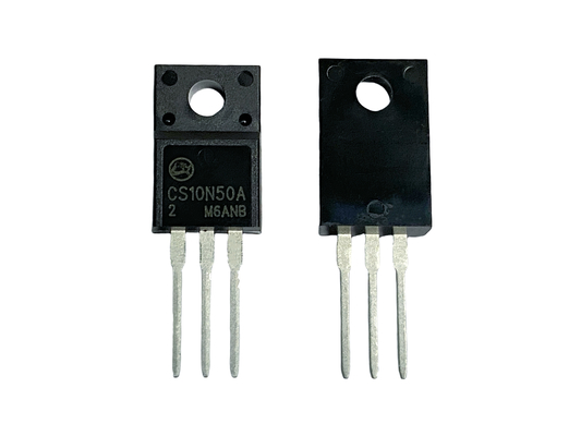 10A500V MOSFET de baixa resistência de alta tensão com maior eficiência e durabilidade para conversão de energia