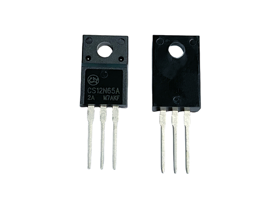 12A650V MOSFET de alta tensão com baixa resistência para adaptador CS12N65A2 TO-220F