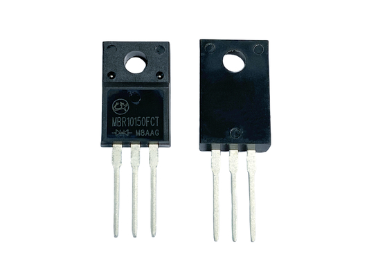 10A 150V MBR10150FCT Diodos de barreira Schottky acessíveis para comutação de alta frequência e conversores DC / DC a bordo