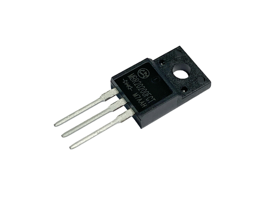 Diodos Schottky 20A 200V e baixa tensão VF para motores MBR20200FCT
