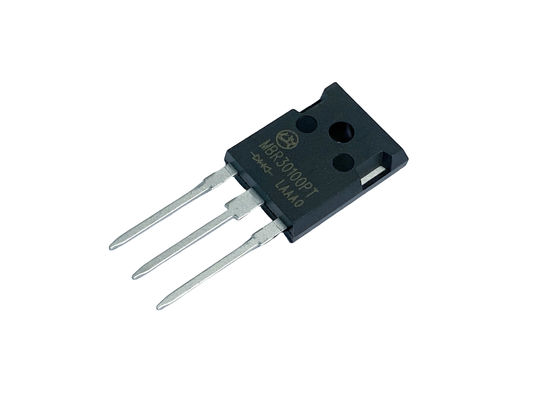Diodos de barreira de Schottky de alta corrente de 30A a 100V para conversores de corrente contínua para TO-247