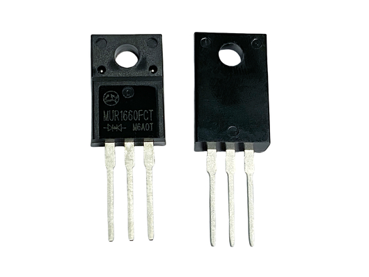 16A600V Diodos de recuperação rápida para configurações de painéis solares MUR1660FCT