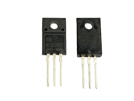 Ultra Low VF 30A 200V HBT30L200FCT TO-220F Schottky para comunicações sem fio