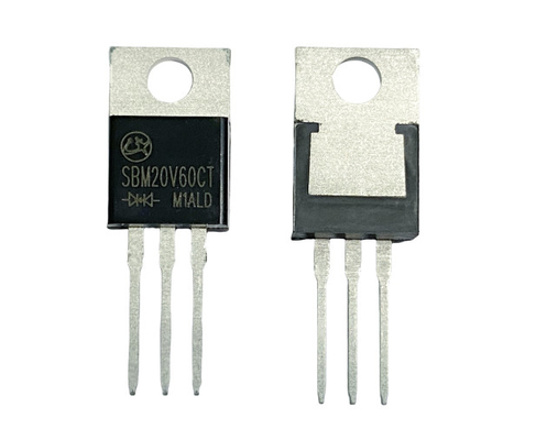 Velocidade de comutação Diodos Schottky de baixa frequência para iluminação LED SBM20V60CT ROHS