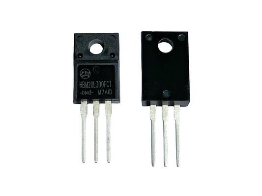 20A300V Low VF Schottky Configurações de painéis solares TO-220F HBM20L300FCT
