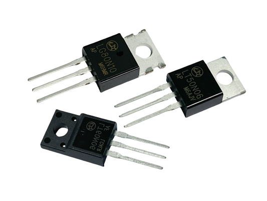 MOSFET de baixa tensão de 100 V com material de silício e certificação RoHS